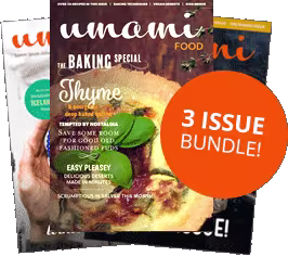 3 issue bundle of the Umami food magazine